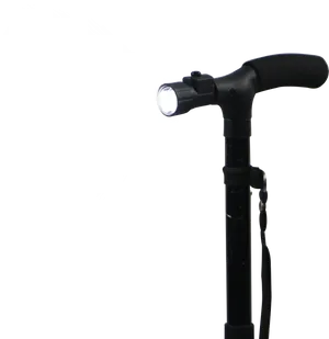 Illuminated Walking Stickwith Light PNG image