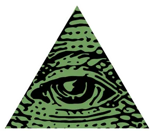 Illuminati Eyein Triangle PNG image