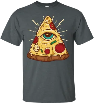 Illuminati Pizza T Shirt Design PNG