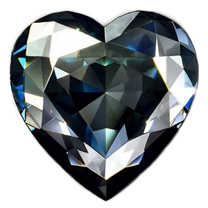 Illuminating Diamond Heart Jewel PNG 06262024 PNG