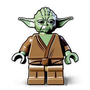 Illustrated Lego Yoda Guide PNG 06282024 PNG