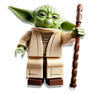 Illustrated Lego Yoda Guide PNG 06282024 PNG