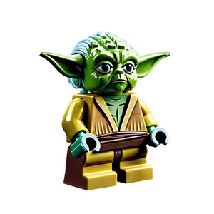 Illustrated Lego Yoda Guide PNG Kpg PNG