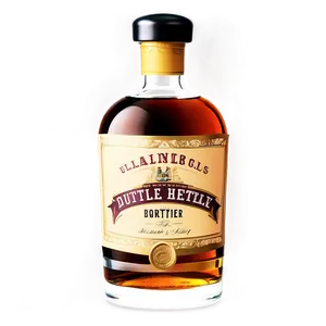 Illustrated Liquor Bottle PNG 4 PNG