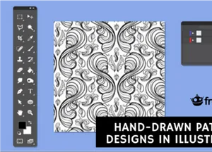 Illustration Software Interfacewith Pattern Design PNG image