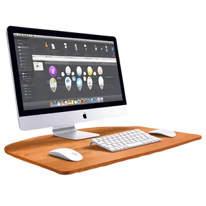 Imac In Office Environment Png Cce95 PNG image