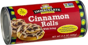 Immaculate Cinnamon Rolls Can PNG image