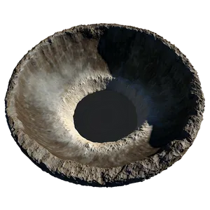 Impact Crater Realistic Png 06132024 PNG image