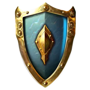 Impenetrable Gold Shield PNG 06282024