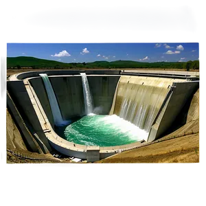 Impressive Spillway Design Dam PNG 06292024