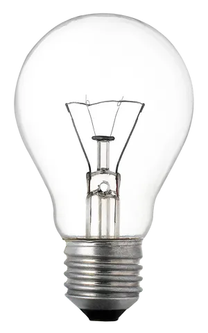 Incandescent Bulb Close Up PNG image