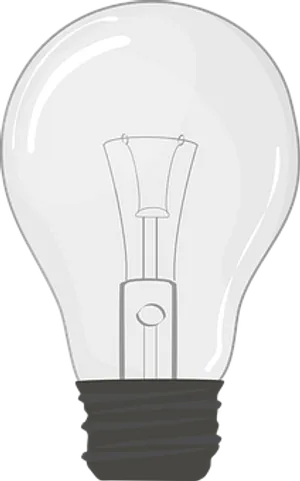 Incandescent Bulb Illustration PNG image