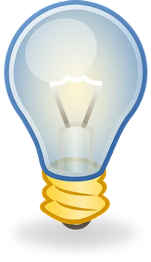 Incandescent Light Bulb Graphic