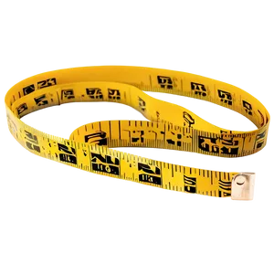 Inch Measuring Tape Png 06132024 PNG image