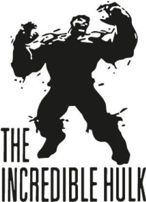 Incredible Hulk Silhouette Logo PNG image