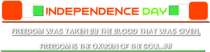 Independence Day Banner Design PNG image