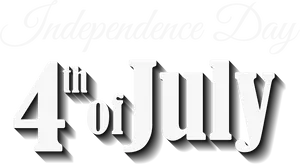 Independence Day4thof July Graphic PNG image