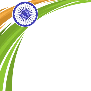 India Flag Inspired Abstract Design PNG image