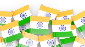 India Flags Multiple Display PNG image