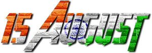 India Independence Day15 August Graphic PNG image