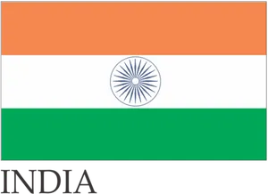 India National Flag Display PNG image