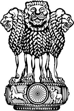 India State Emblem Lion Capital PNG image