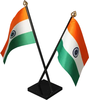 Indian Flags Desk Display