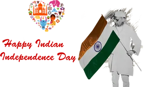 Indian Independence Day Celebration PNG image