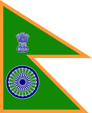 Indian Independence Day Flag Graphic PNG image