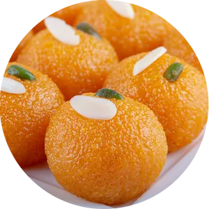 Indian Motichoor Ladoo Sweets PNG image