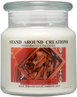 Indian Sandalwood Soy Candle PNG