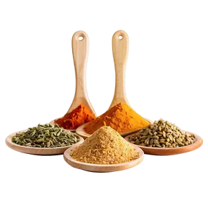 Indian Spices Assortment Png Jee PNG image