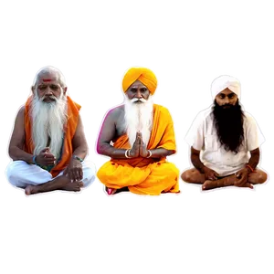 Indian Spiritual Gurus PNG Roe PNG