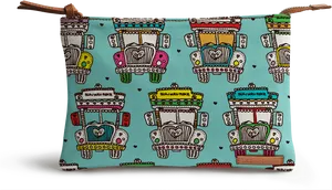 Indian Truck Art Pouch Design PNG