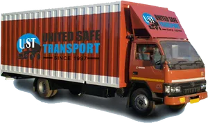 Indian United Safe Transport Truck PNG