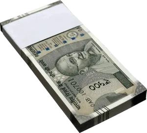 Indian500 Rupee Note PNG image