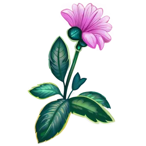 Indie Flower Cartoon PNG 8