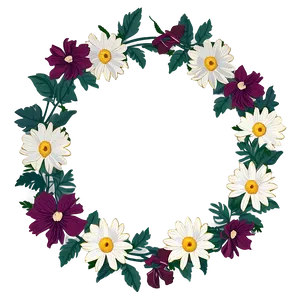 Indie Flower Garland PNG 06252024