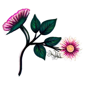 Indie Flower Illustration PNG 06252024