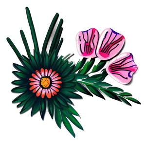 Indie Flower Illustration PNG 06252024