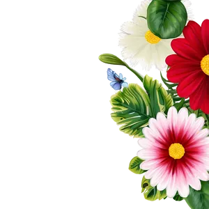 Indie Flower Mural Png Vpe91 PNG image