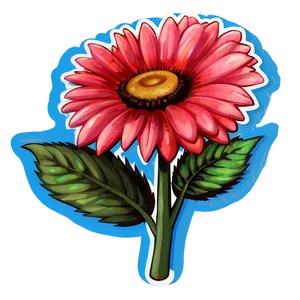 Indie Flower Sticker PNG 06252024