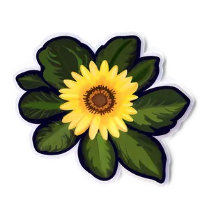 Indie Flower Sticker Png Oph PNG image