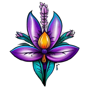 Indie Flower Tattoo Flash Png 83 PNG image