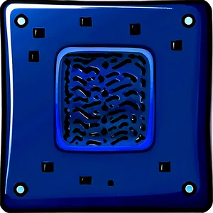 Indigo Blue Square Icon Png Vio PNG image