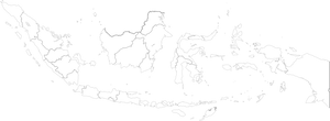 Indonesia Outline Map PNG image