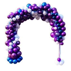 Indoor Balloon Garland Decor Ideas PNG 06282024 PNG