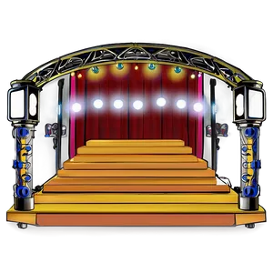 Indoor Concert Stage Png Ado38 PNG image