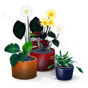 Indoor Plants With Flowers PNG Jxj