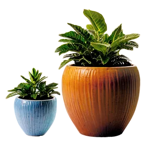 Indoor Pottery Planters PNG Mhq